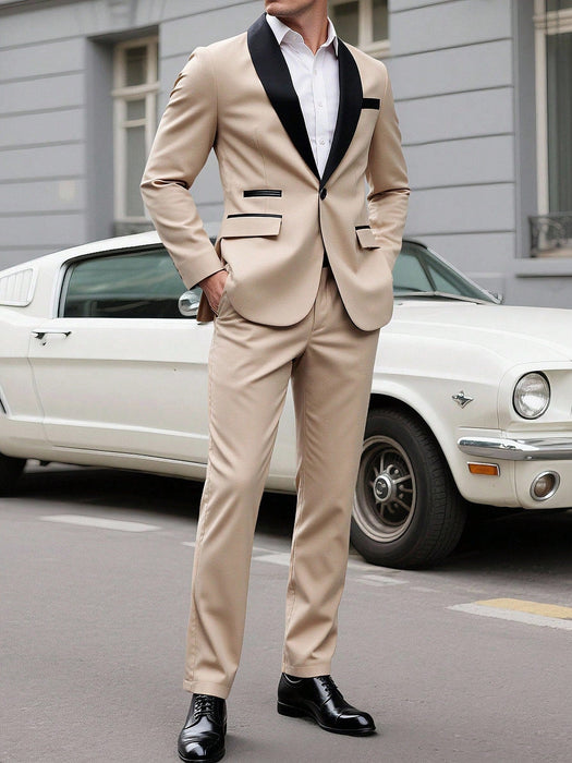 SHEIN Conjunto de traje de negocios para hombre Calvornis - Quierox - Tienda Online