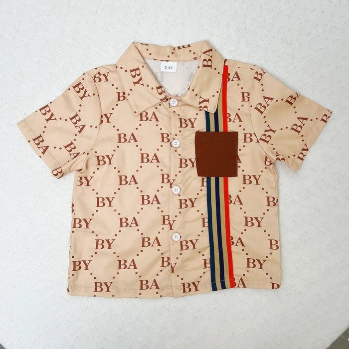 Shein Conjunto Moda Niño de 3 piezas: Camiseta, Shorts Y Gorro - Quierox - Tienda Online