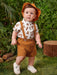 SHEIN Conjunto Para Bebé Niño Con Diseño Encantador De Oso Con 3 Piezas - Quierox - Tienda Online