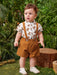 SHEIN Conjunto Para Bebé Niño Con Diseño Encantador De Oso Con 3 Piezas - Quierox - Tienda Online