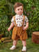 SHEIN Conjunto Para Bebé Niño Con Diseño Encantador De Oso Con 3 Piezas - Quierox - Tienda Online