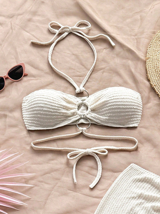 SHEIN conjuntos bohemios para mujer, de dos piezas, falda acampanada con abertura alta - Quierox - Tienda Online