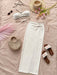 SHEIN conjuntos bohemios para mujer, de dos piezas, falda acampanada con abertura alta - Quierox - Tienda Online