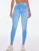 SHEIN Core Rhythm Leggings de fitness casuales con efecto de mezclilla - Quierox - Tienda Online