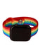 SHEIN Correa de reloj a rayas arcoíris LGBT compatible con Apple Watch 42/44mm - Quierox - Tienda Online