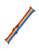 SHEIN Correa de reloj a rayas arcoíris LGBT compatible con Apple Watch 42/44mm - Quierox - Tienda Online