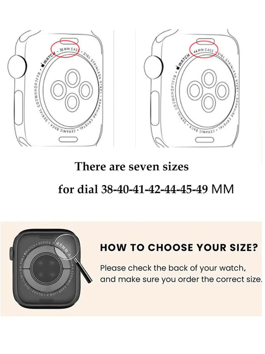 Shein Correa y funda de silicona 2 en 1 para Apple Watch - Quierox - Tienda Online