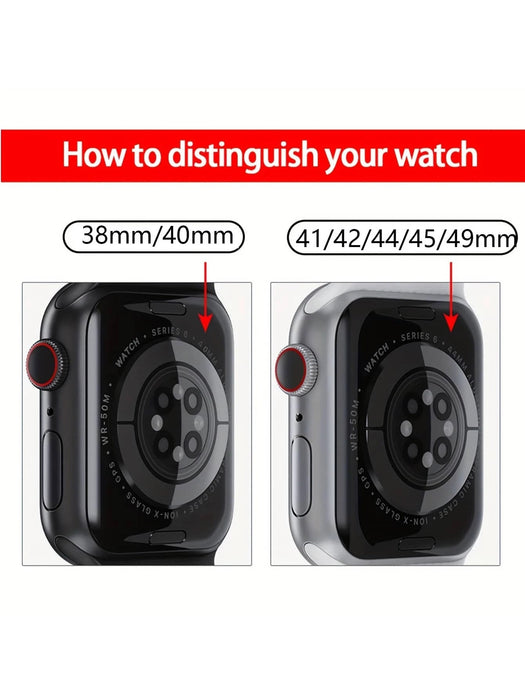 Shein Correa y funda de silicona 2 en 1 para Apple Watch - Quierox - Tienda Online