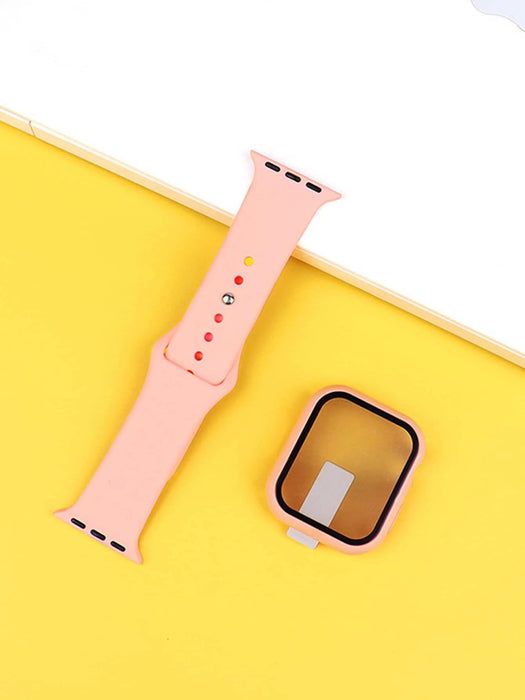 Shein Correa y funda de silicona 2 en 1 para Apple Watch - Quierox - Tienda Online