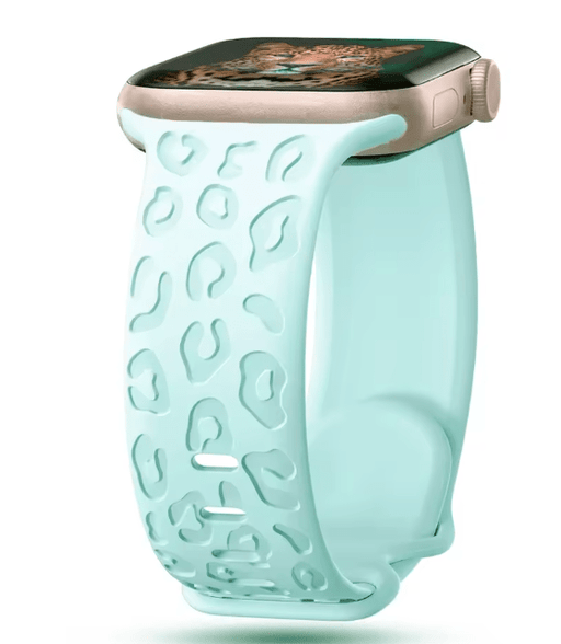 SHEIN Correas de silicona con estampado de leopardo para Apple Watch 38/40/41mm - Quierox - Tienda Online