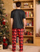 SHEIN CoupledUp Conjunto de pijama unisex con estampado navideño - Quierox - Tienda Online