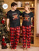 SHEIN CoupledUp Conjunto de pijama unisex con estampado navideño - Quierox - Tienda Online