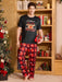 SHEIN CoupledUp Conjunto de pijama unisex con estampado navideño - Quierox - Tienda Online