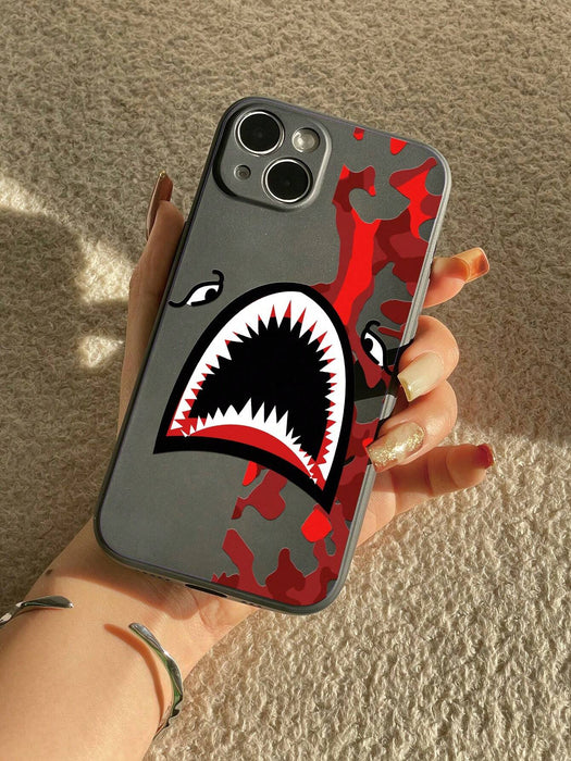 Shein Cover para teléfono con estampado de tiburón - Quierox - Tienda Online