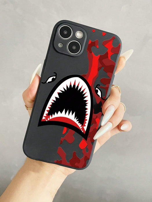 Shein Cover para teléfono con estampado de tiburón - Quierox - Tienda Online