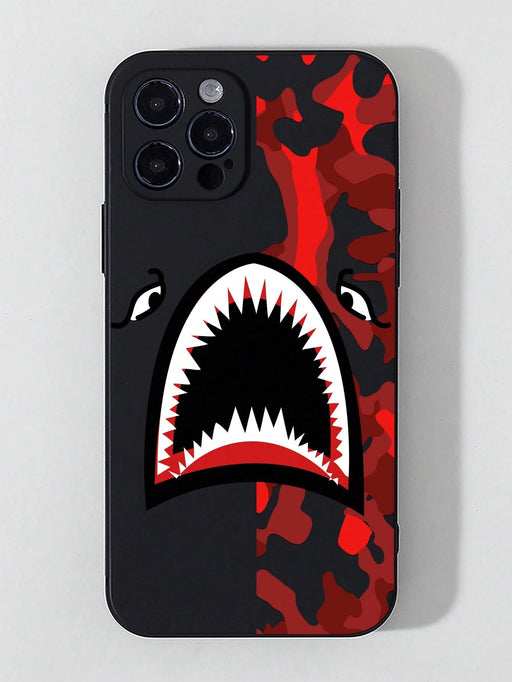Shein Cover para teléfono con estampado de tiburón - Quierox - Tienda Online