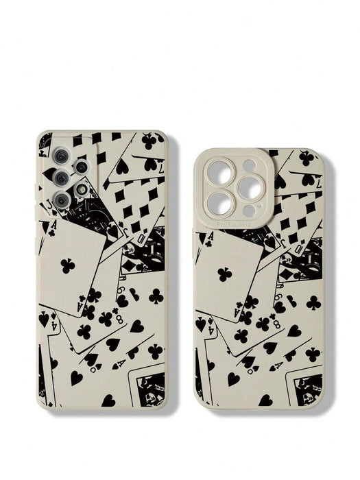 Shein Cover protector de teléfono de TPU con pintura colorida a prueba de golpes - Quierox - Tienda Online