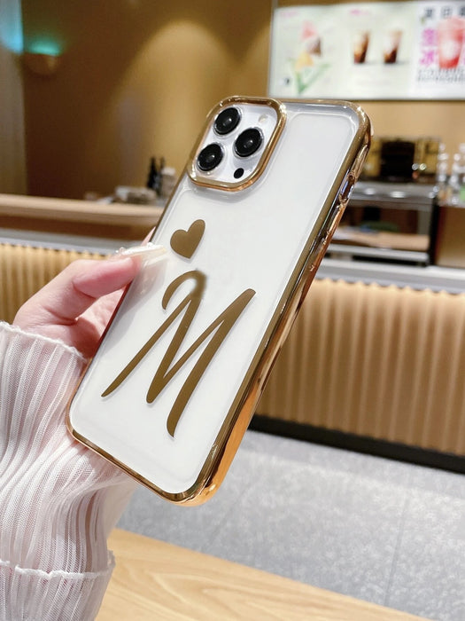 Shein Cover transparente para teléfono con letras gráficas - Quierox - Tienda Online