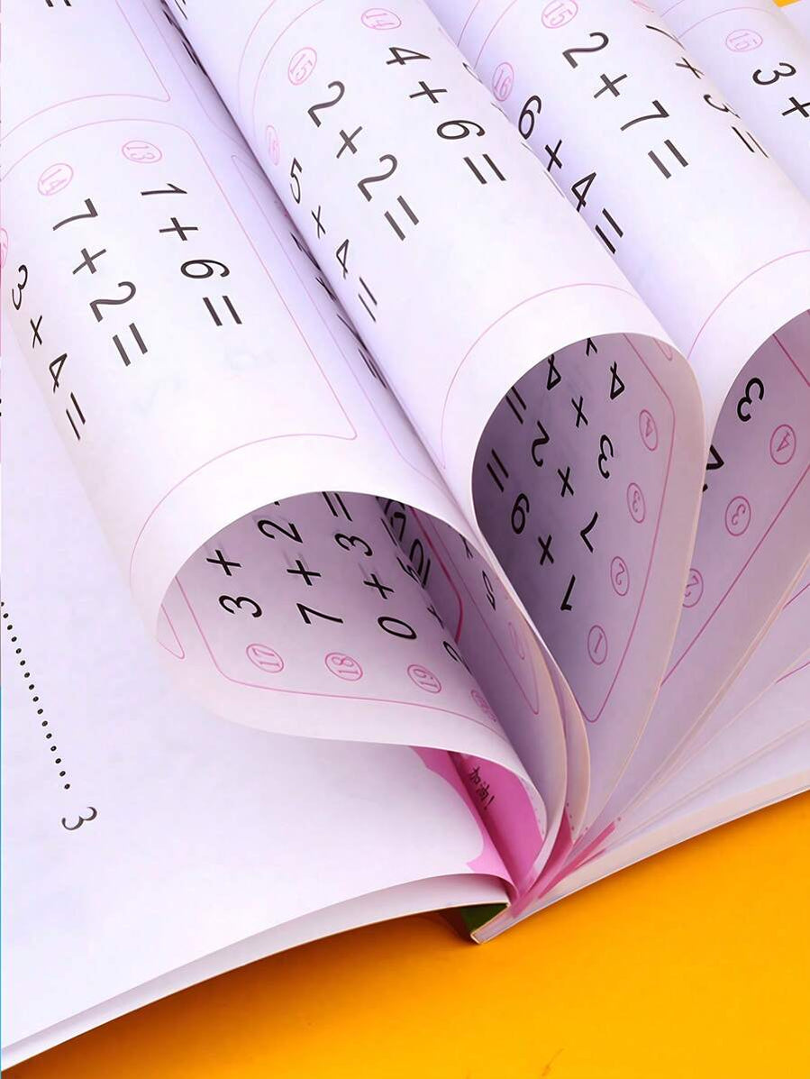 Shein Cuaderno de ejercicios de matemáticas para niños: ejercicios de ...