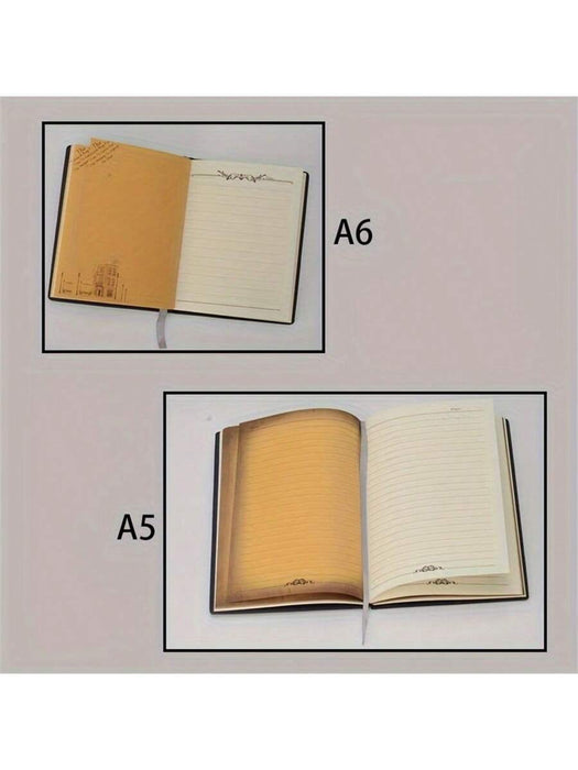 Shein Cuaderno Vintage Repujado Para Diario, Planificación De Viajes, 100 Hojas/200 Páginas - Quierox - Tienda Online