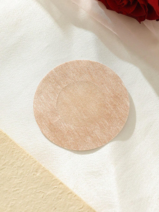 Shein Cubrepezones de tela para mujer, color albaricoque, lisos, informales, cómodos, 10 pares - Quierox - Tienda Online