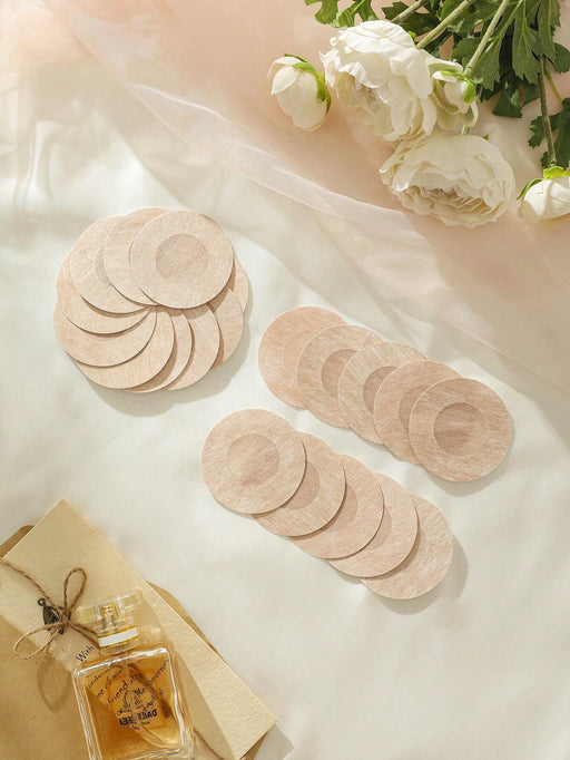 Shein Cubrepezones de tela para mujer, color albaricoque, lisos, informales, cómodos, 10 pares - Quierox - Tienda Online