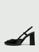 SHEIN CUCCOO BIZCHIC Bombas de cuero sintético marrón con tacón grueso - Quierox - Tienda Online