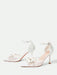SHEIN CUCCOO HITCHD Tacones altos con punta puntiaguda, diseño floral - Quierox - Tienda Online