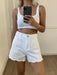 SHEIN DAZY Pantalones cortos vaqueros holgados de estilo casual para mujer - Quierox - Tienda Online