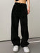 SHEIN DAZY Pantalones Vaqueros Anchos Y Sólidos - Quierox - Tienda Online