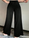 Shein Dazy Plus Pantalones casuales de punto de color liso con cintura elástica y pernera acampanada - Quierox - Tienda Online