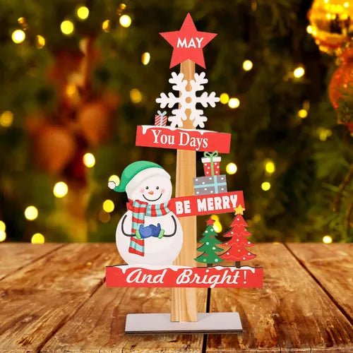 SHEIN Decoración De Mesa Navideña Decoración Muñeco De Nieve - Quierox - Tienda Online