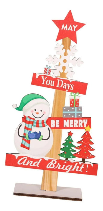 SHEIN Decoración De Mesa Navideña Decoración Muñeco De Nieve - Quierox - Tienda Online