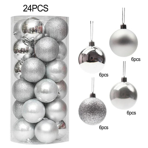 SHEIN Decoración para fiesta de Navidad, 24 piezas mini bolas navideña - Quierox - Tienda Online
