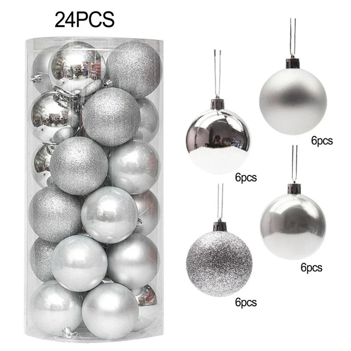 SHEIN Decoración para fiesta de Navidad, 24 piezas mini bolas navideña - Quierox - Tienda Online