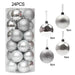 SHEIN Decoración para fiesta de Navidad, 24 piezas mini bolas navideña - Quierox - Tienda Online