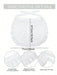 Shein Delantal corto blanco de sirvienta con volantes, estilo retro para cocina/limpieza 71*47.5cm - Quierox - Tienda Online