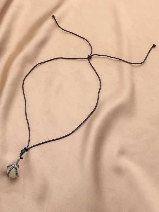 SHEIN Dellgoo Aleación de collar de encanto de garra de águila luminosa de moda y popular - Quierox - Tienda Online