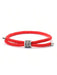 SHEIN Diffone Simple Pulsera de cuerda roja de 4 mm, acero de titanio antiguo - Quierox - Tienda Online