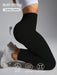SHEIN Easithlete Leggings deportivos sin costuras de cintura alta de unicolor para mujeres - Quierox - Tienda Online