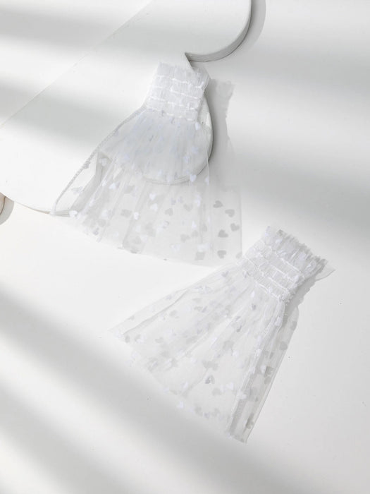 SHEIN Elegante 1 pieza Puño de manga falsa para mujeres de color blanco - Quierox - Tienda Online