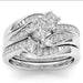 Shein Elegante conjunto de 3 anillos de estilo europeo y americano con microincrustaciones de circonita - Quierox - Tienda Online