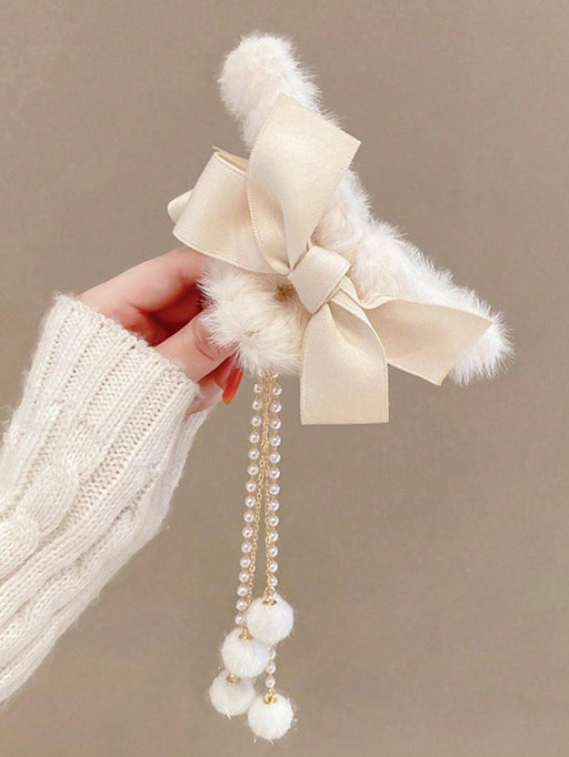 Shein Elegante pinza para el cabello con lazo y borla - Quierox - Tienda Online