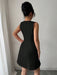 SHEIN Elenzga Vestido mini de mujer elegante con cuello en V, sin mangas - Quierox - Tienda Online