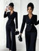 SHEIN Elenzya Conjunto de traje de negocios elegante, romántico y minimalista para mujer - Quierox - Tienda Online