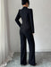 SHEIN Elenzya Conjunto de traje de negocios elegante, romántico y minimalista para mujer - Quierox - Tienda Online