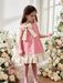 SHEIN Elladie kids Vestido corto de princesa elegante y sencillo para niñas - Quierox - Tienda Online