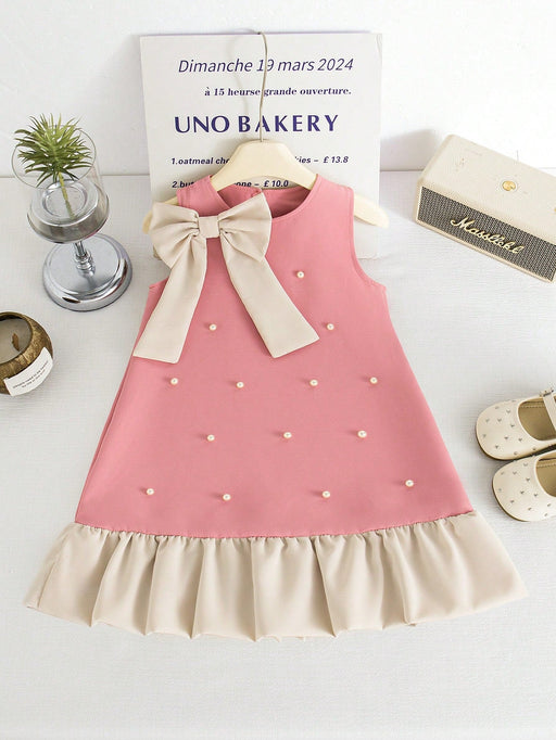 SHEIN Elladie kids Vestido corto de princesa elegante y sencillo para niñas - Quierox - Tienda Online