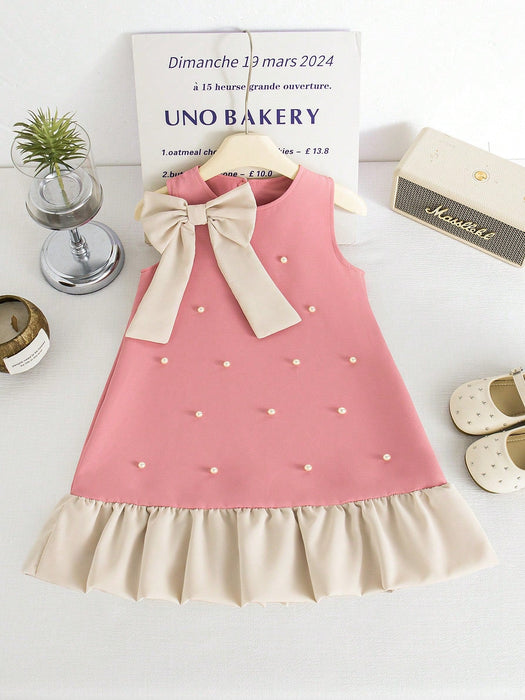 SHEIN Elladie kids Vestido corto de princesa elegante y sencillo para niñas - Quierox - Tienda Online