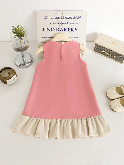 SHEIN Elladie kids Vestido corto de princesa elegante y sencillo para niñas - Quierox - Tienda Online